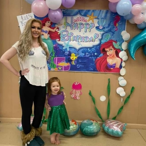 Small Mermaid At Heart Seashell Bra White Shirt 🧜‍♀️ - Picture 9 of 9